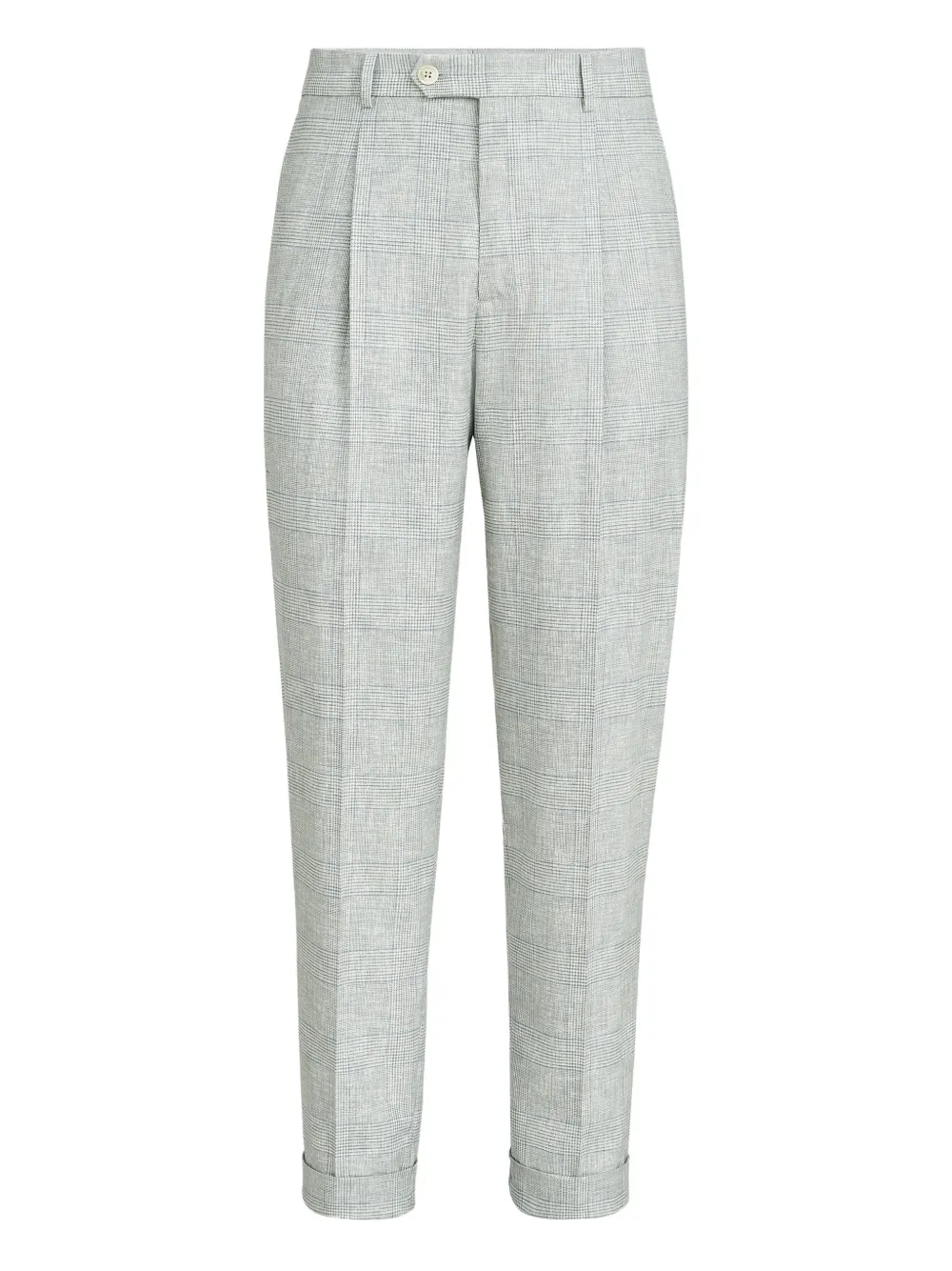 Brunello Cucinelli check trousers | Grey | Image 1