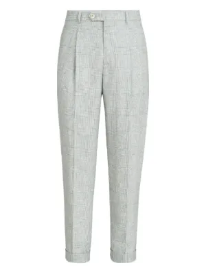 Brunello Cucinelli ダブルタックパンツ | グレー | FARFETCH JP