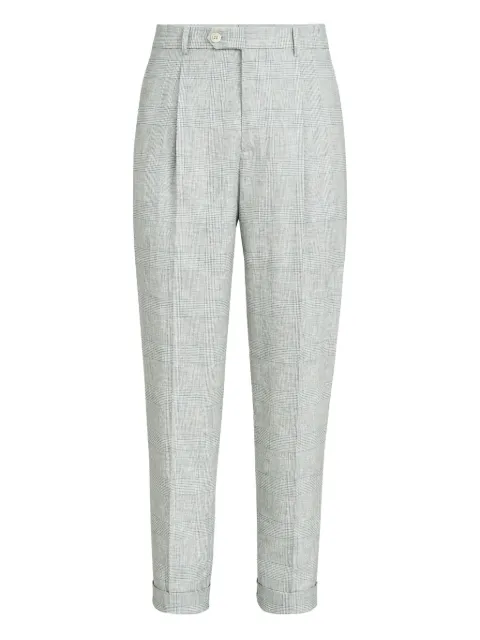 Brunello Cucinelli check trousers