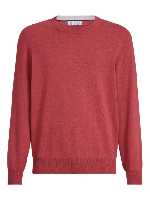 Brunello Cucinelli ribbed crew-neck sweater