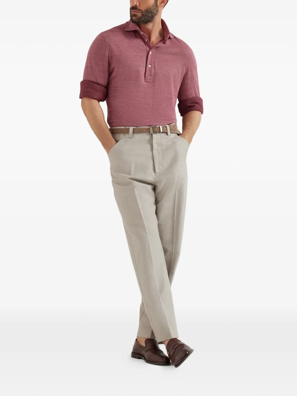 Panama Cotton Linen Trousers