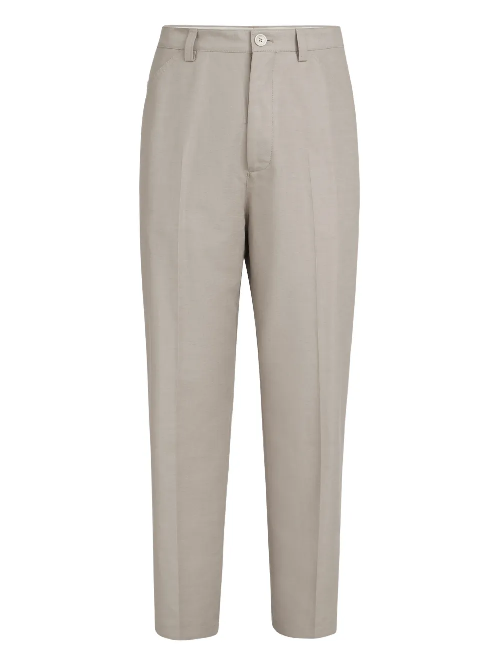 Brunello Cucinelli pantalon en lin de coton panama | tons neutres | Image 1