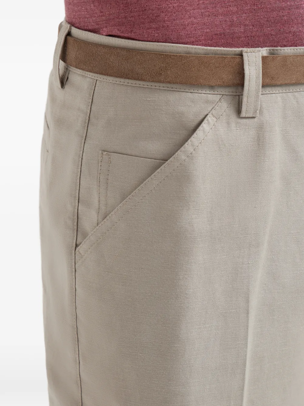Panama Cotton Linen Trousers