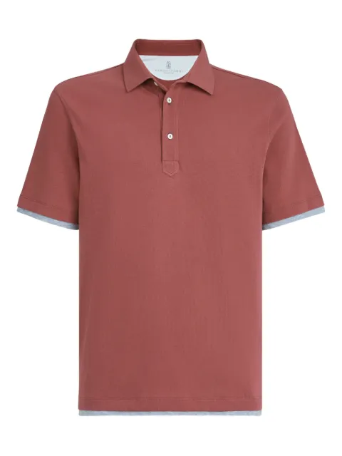 Brunello Cucinelli short-sleeve polo shirt