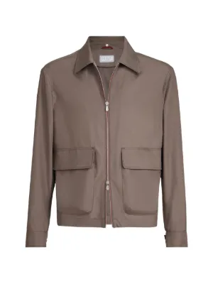 Brunello Cucinelli ジャケット Brunello Cucinelli Aviator Jacket | Brown | FARFETCH