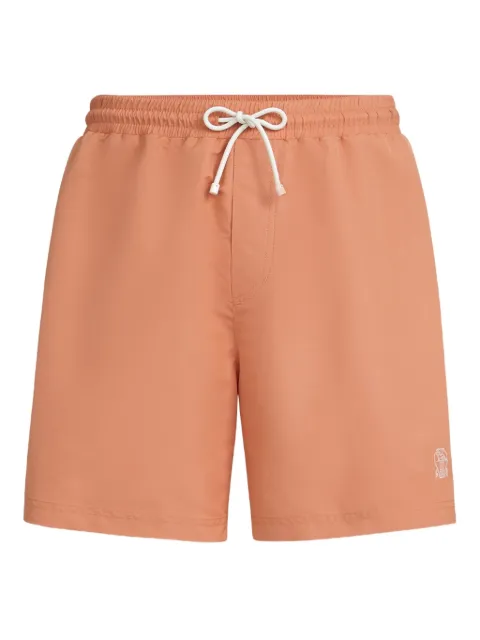Brunello Cucinelli drawstring-waist swim shorts