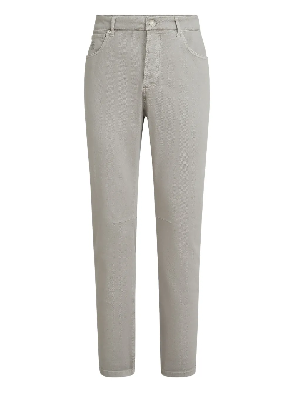 Brunello Cucinelli five-pocket button-fastening jeans | Grey | Image 1