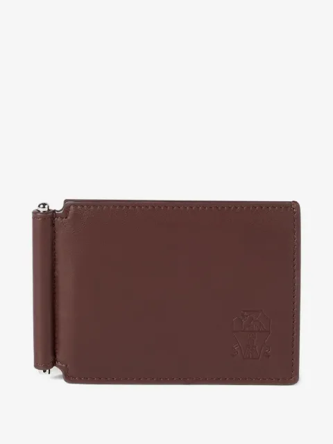 Brunello Cucinelli cartera con clip para billetes