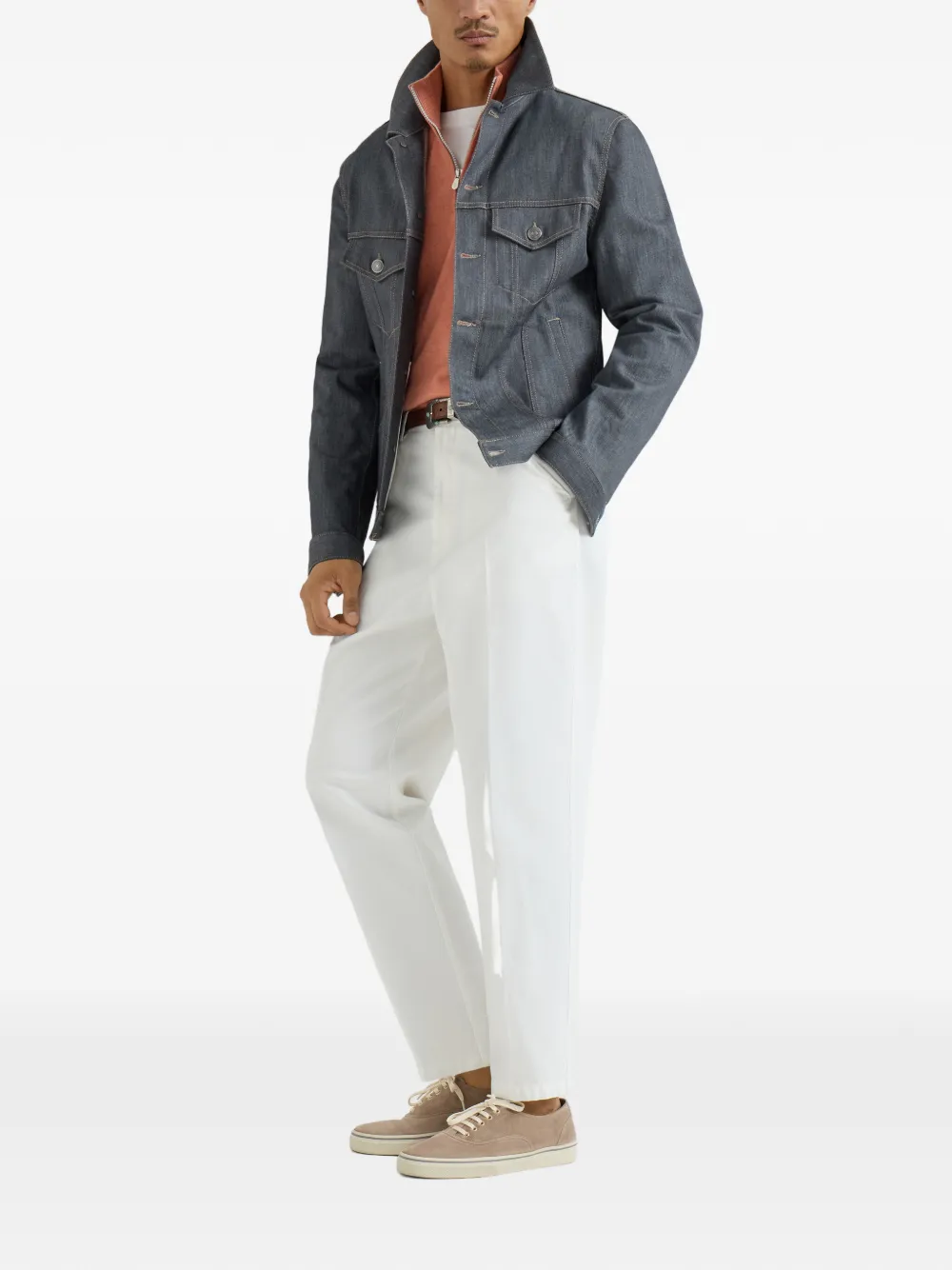 Brunello Cucinelli Kasjmier trui - Oranje