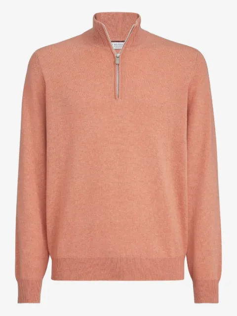 Brunello Cucinelli half-zip cashmere sweater