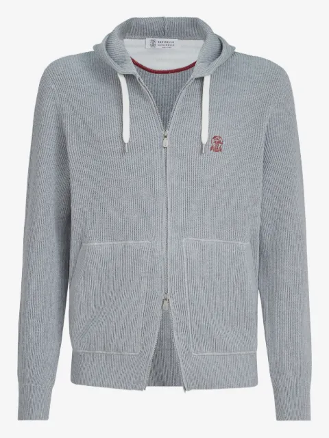 Brunello Cucinelli cotton zip-up hoodie