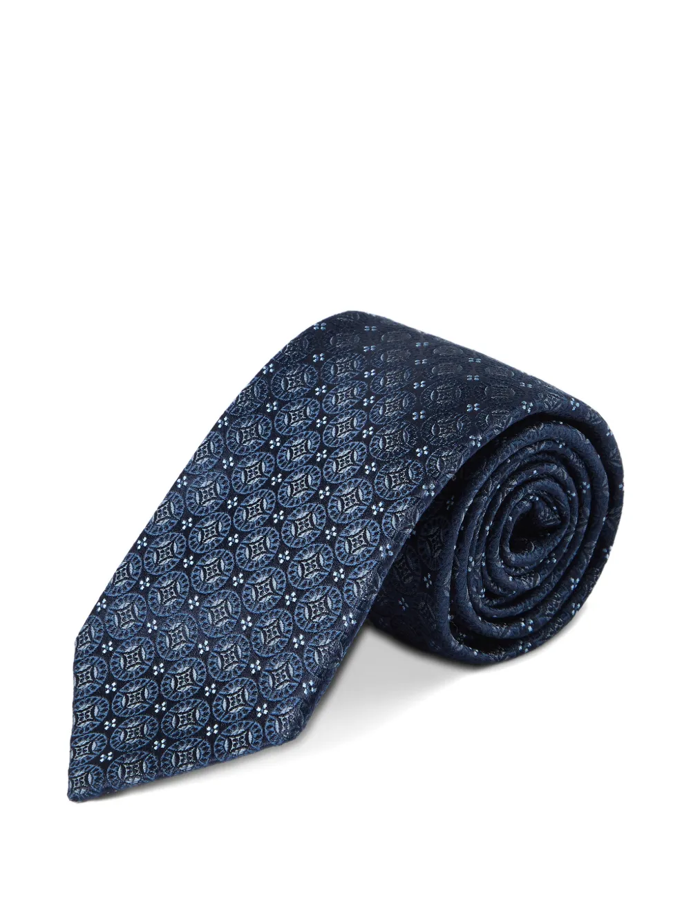 Brunello Cucinelli geometric-patterned silk tie | Image 2