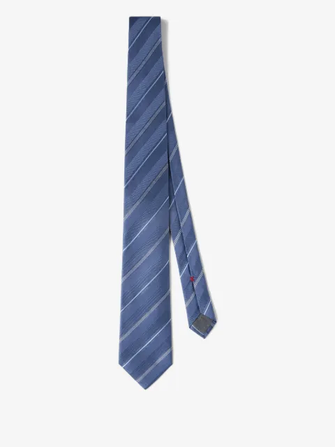 Brunello Cucinelli striped silk tie