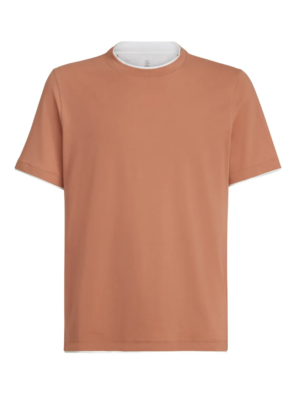 Brunello Cucinelli playera con cuello redondo | naranja | Image 1