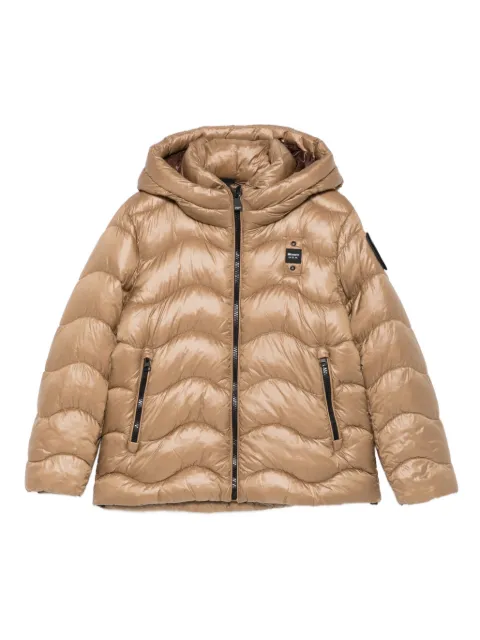 Blauer hooded quilted jacket