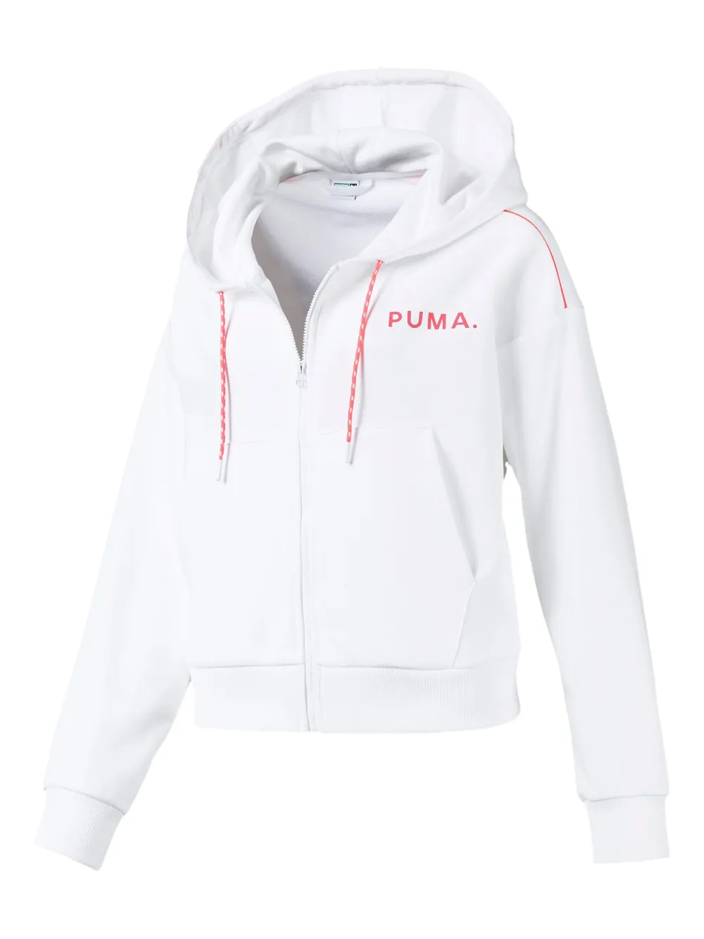 PUMA hoodie con cierre | blanco | Image 1