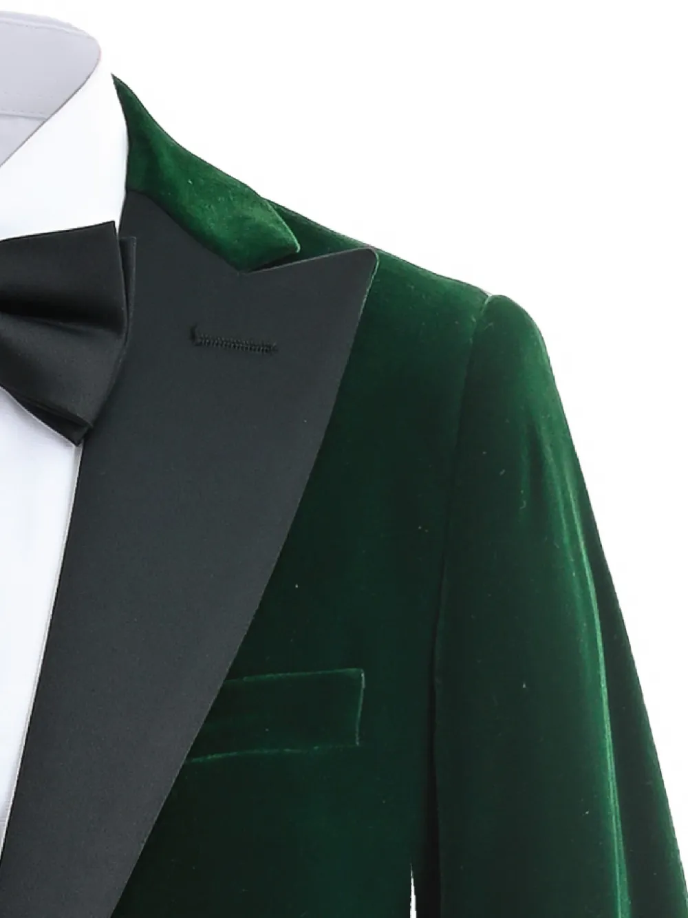  Moustache Velvet Suit - Green 