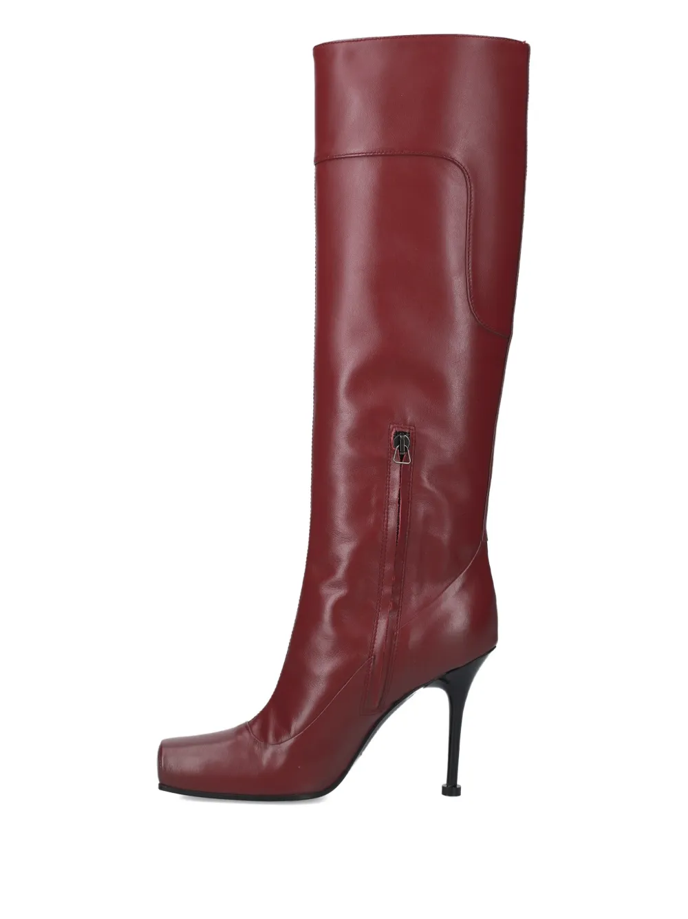 Premiata Square Toe Heel Boots In Multi