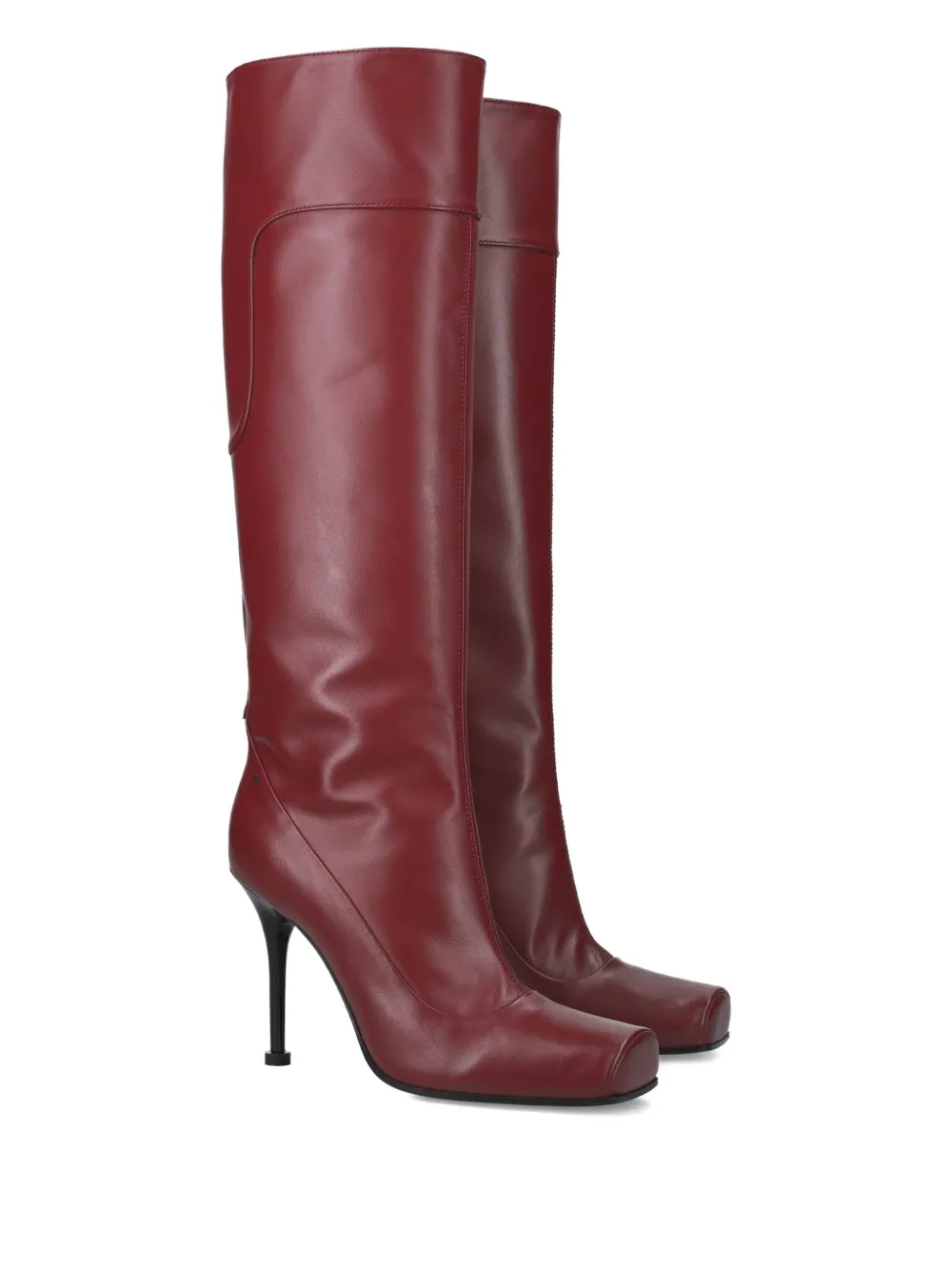 Premiata Square Toe Heel Boots In Multi