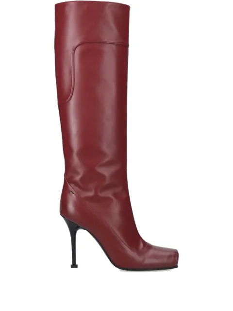 Premiata square toe heel boots