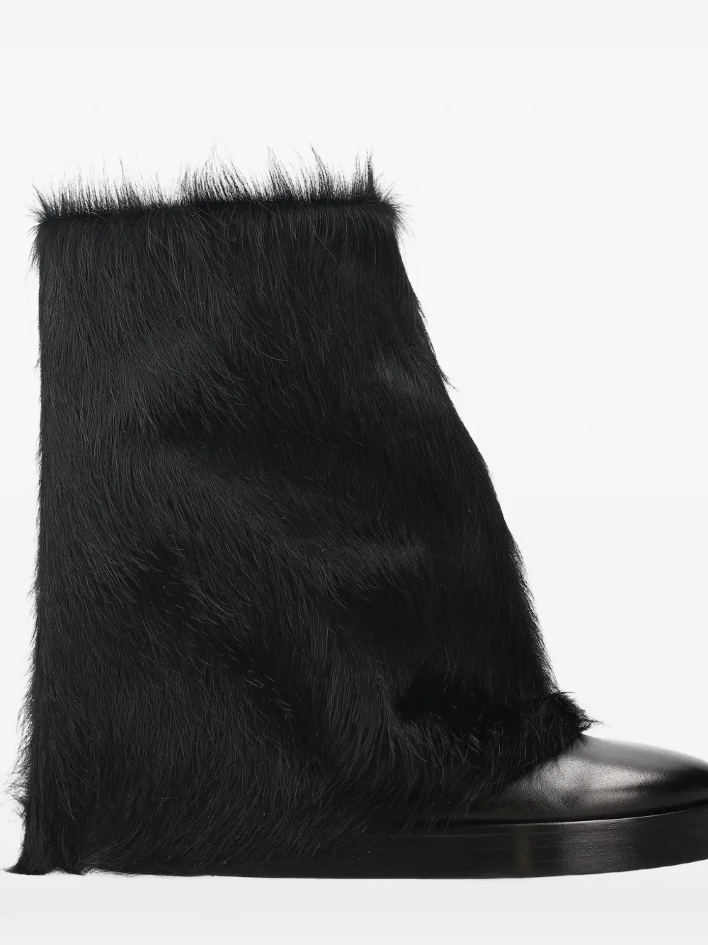 Premiata Leather Boots In Black