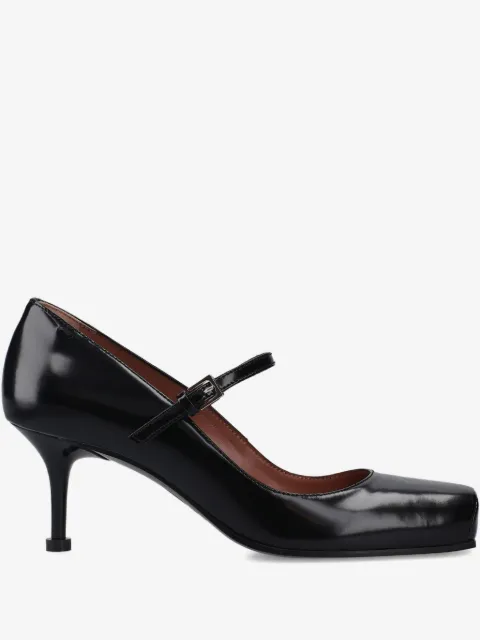 Premiata square toe strap pumps
