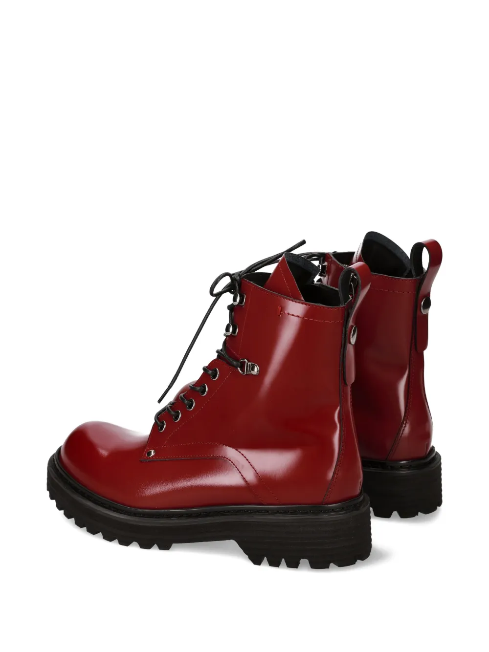 Premiata Veterlaarzen met rits Rood