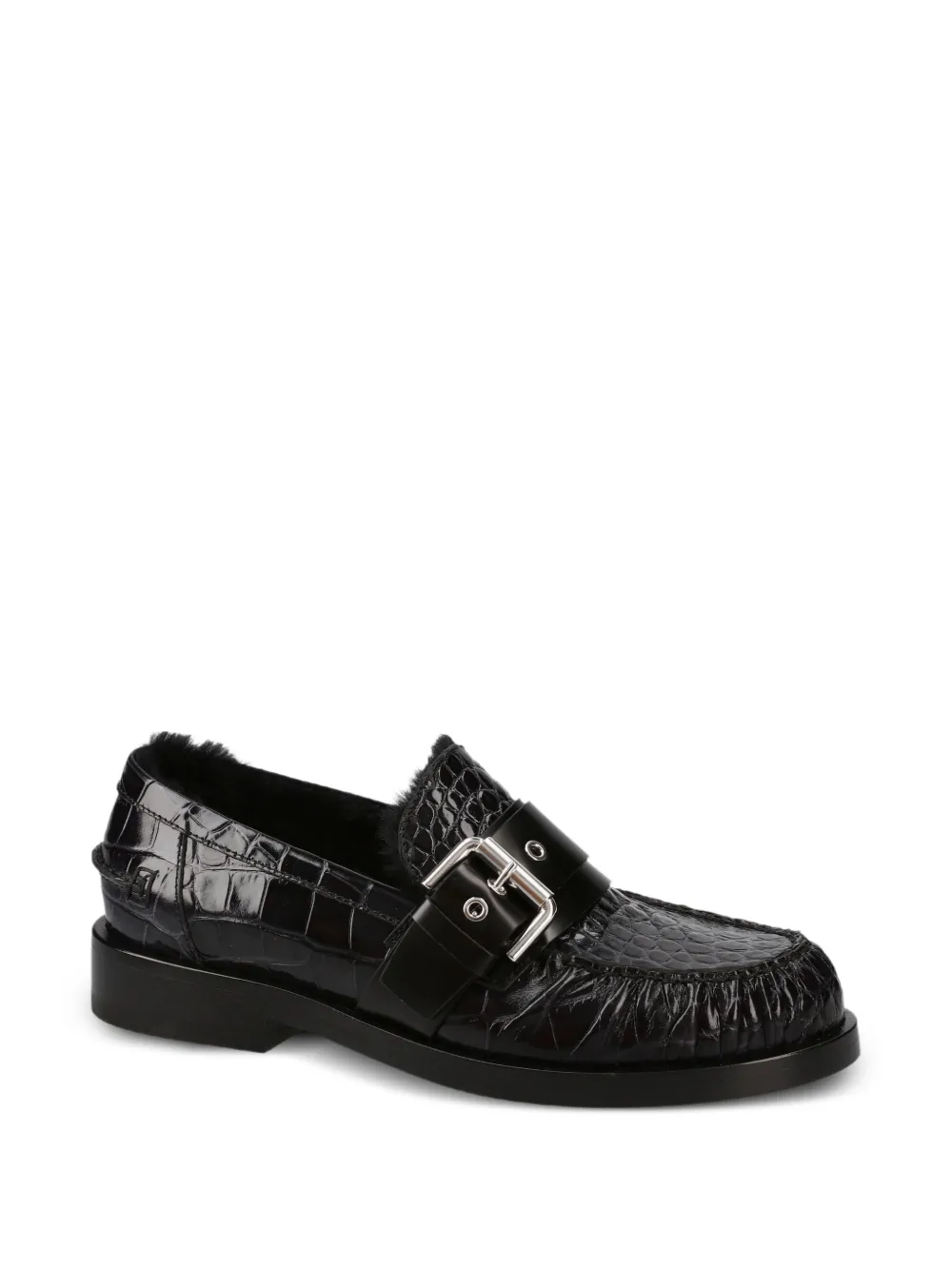 Premiata buckle croc-effect loafers | Image 2