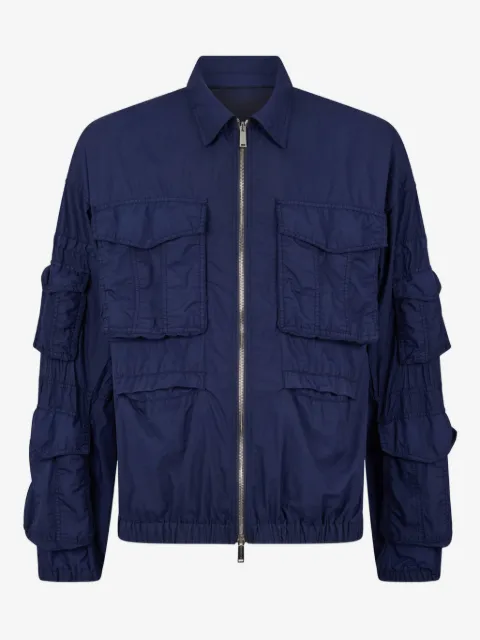 DSQUARED2 dyed nylon cargo kaban jacket