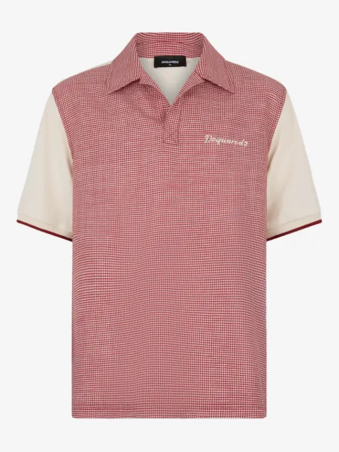 DSQUARED2 playera con motivo pied de poule