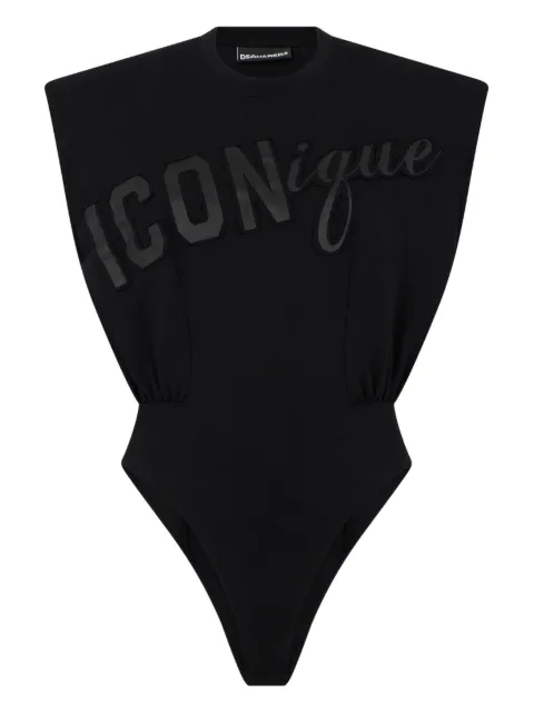 DSQUARED2 ICONique padded jersey top