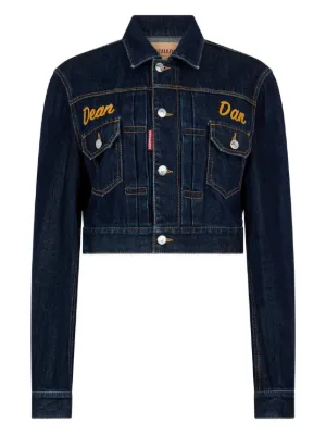 DSQUARED2 ダメージ デニムジャケット | ブルー | FARFETCH JP