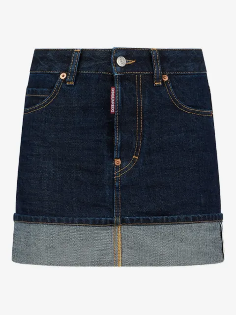 DSQUARED2 Cimosa authentic japanese denim skirt