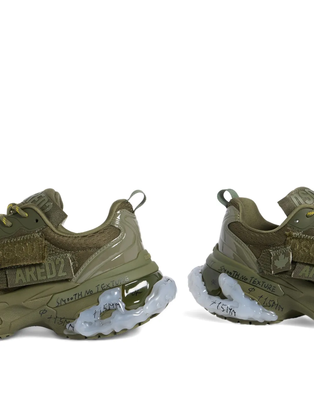 DSQUARED2 Patch Faster sneakers Groen