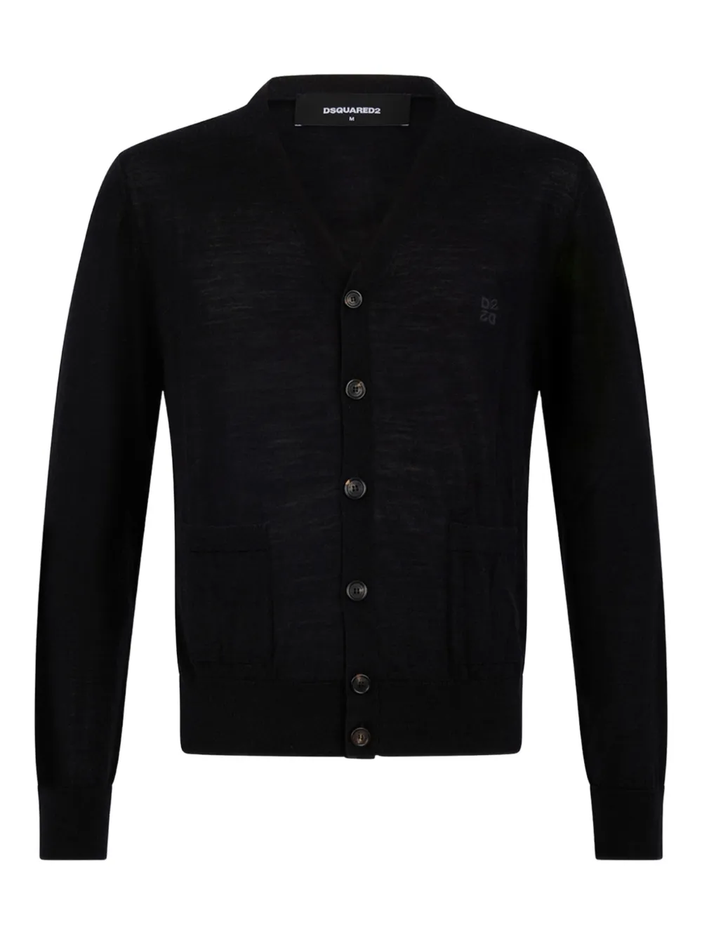 DSQUARED2 Cardigan con scollo a V - Nero