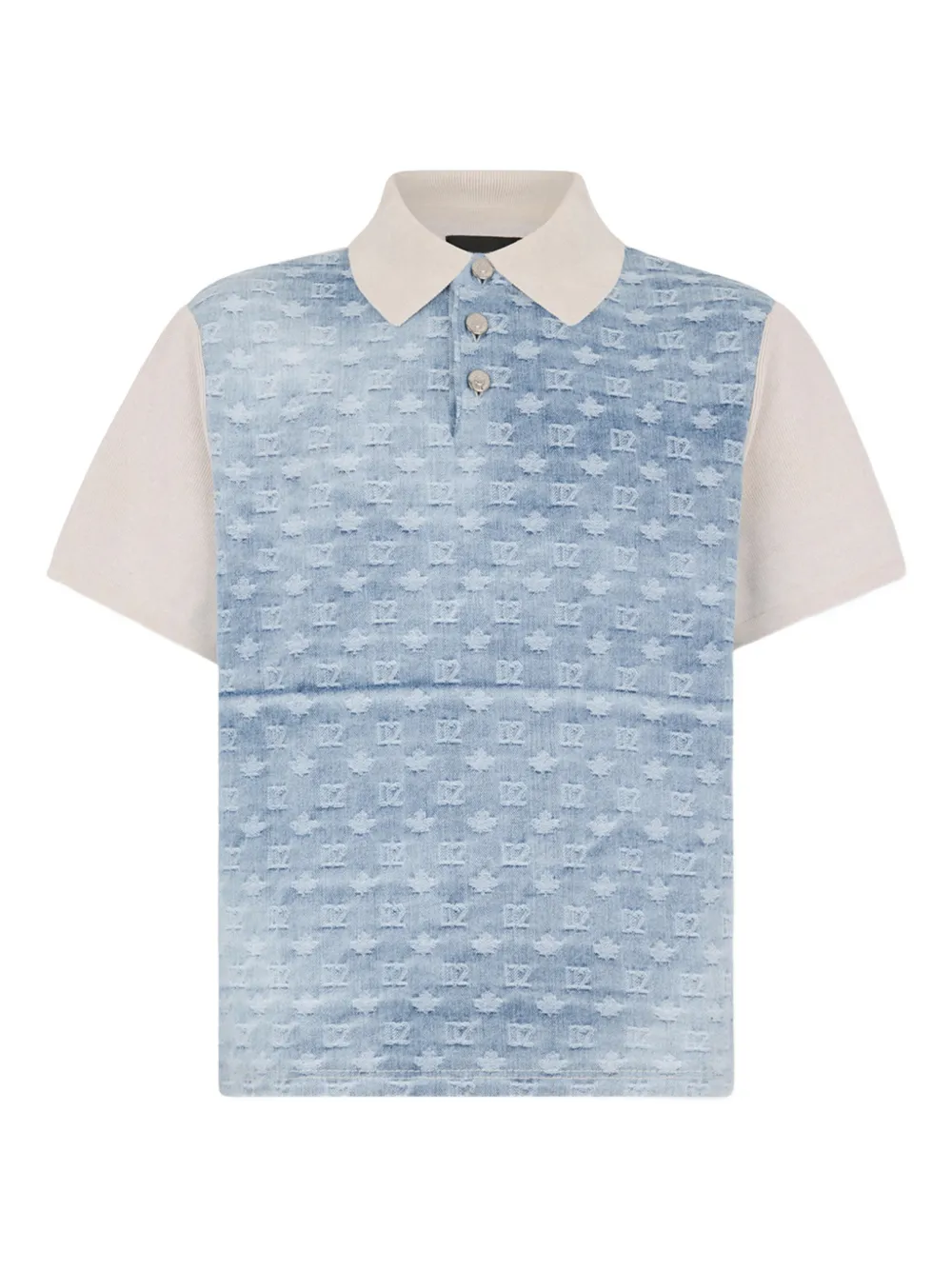 DSQUARED2 Polo con monogramma - Blu