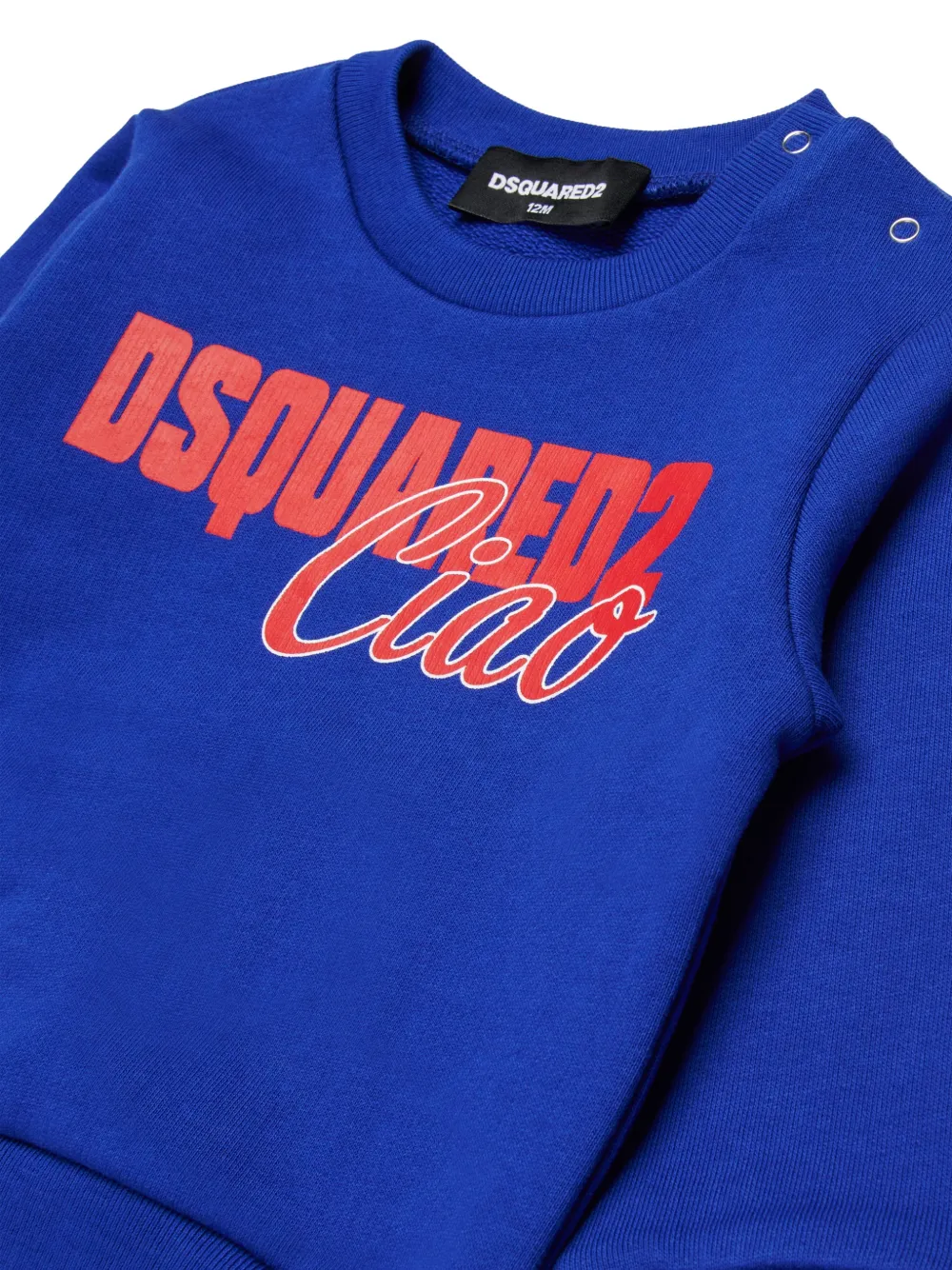 DSQUARED2 KIDS Sweater met ronde hals en lange mouwen Blauw