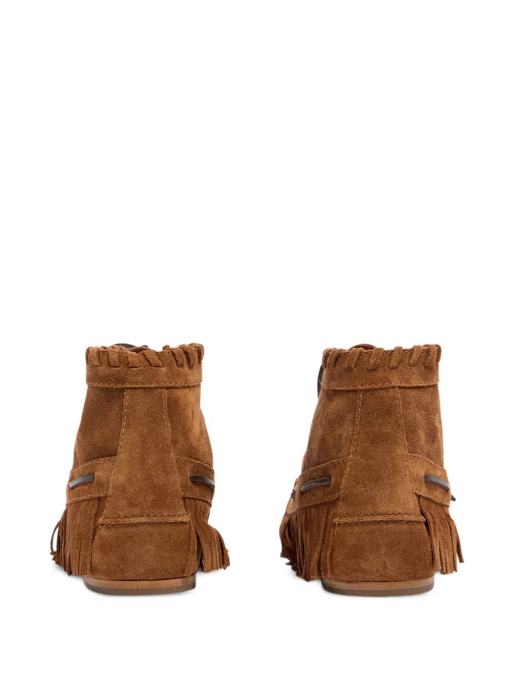 DSQUARED2 Veterlaarzen met franje detail Bruin