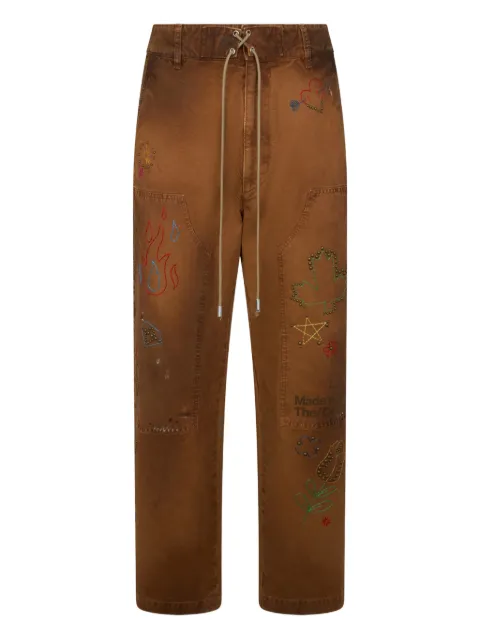 DSQUARED2 Handmade Scribbles trousers