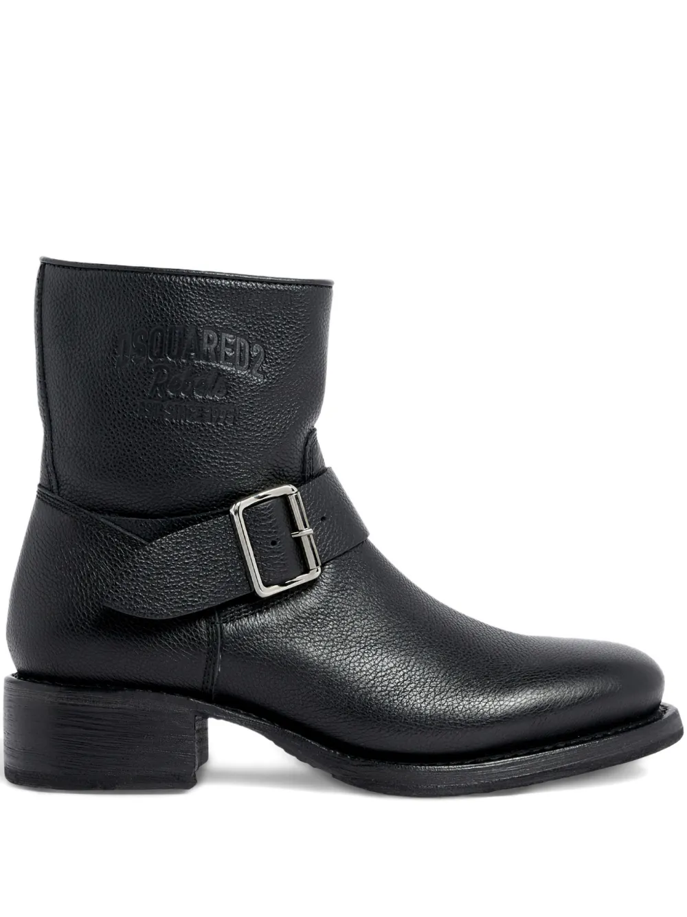 DSQUARED2 Harley buckle ankle boots | Black | Image 1