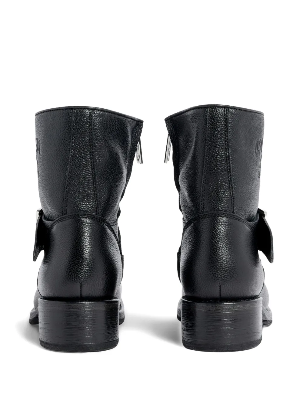 DSQUARED2 Enkellaarzen met gesp Zwart