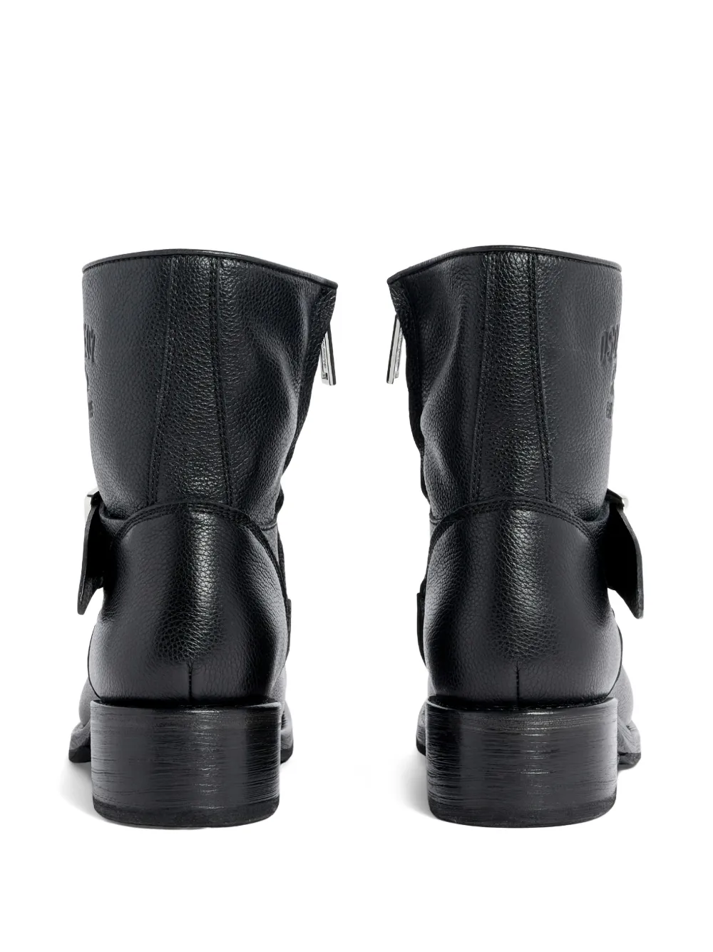  Dsquared2 Harley Buckle Ankle Boots - Black 