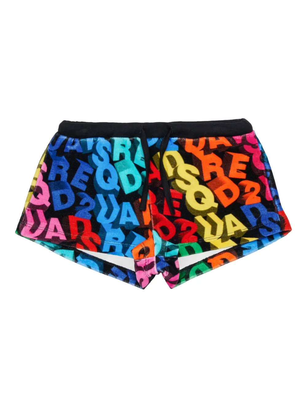 DSQUARED2 KIDS Shorts con coulisse - Nero