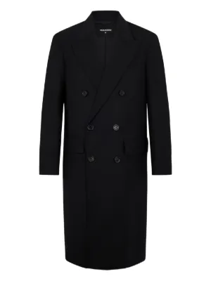 Raf Simons オーバーサイズ ダブルコート | ブラック | FARFETCH JP