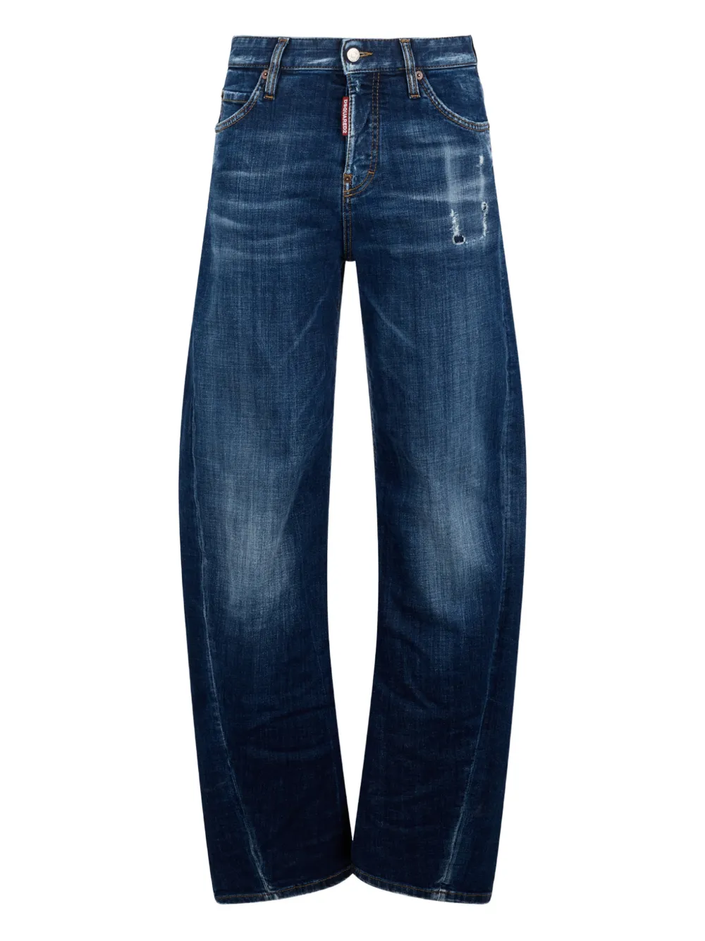 DSQUARED2 Jeans con design a cinque tasche - Blu