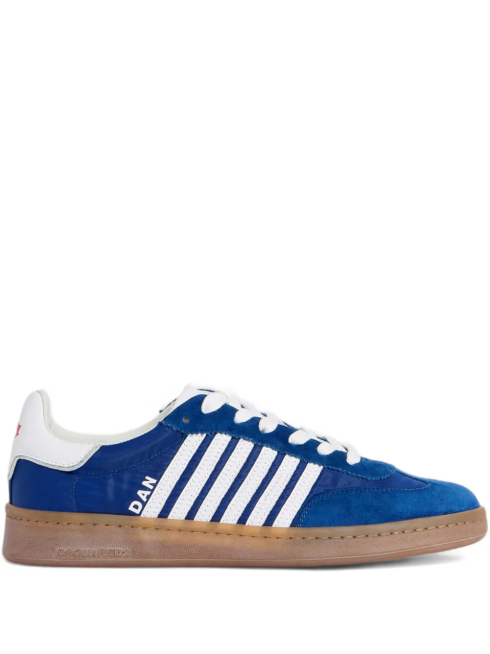 DSQUARED2 Boxer stripe-detail sneakers | Blue | Image 1
