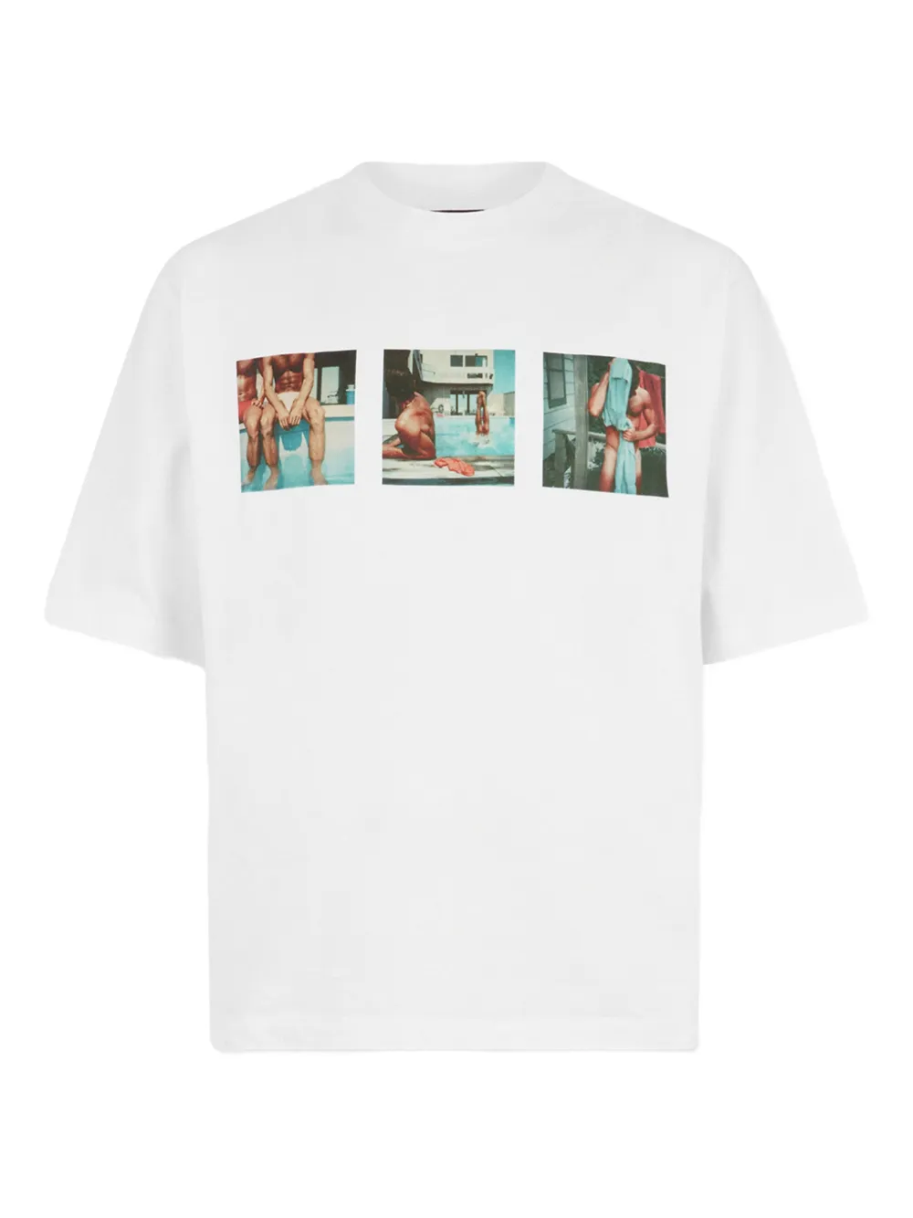 DSQUARED2 Tom Bianchi graphic-print T-shirt | White | Image 1