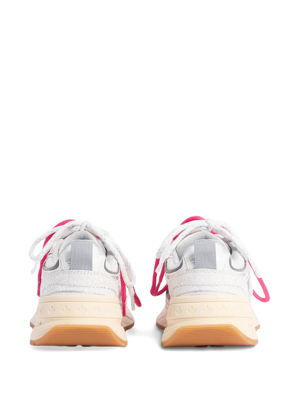 DSQUARED2 Sprinter sneakers met esdoornblad detail Wit