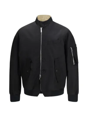DSQUARED2 Zip Bomber Jacket | Black | FARFETCH ID