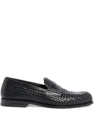DRIES VAN NOTEN ポニーヘア ローファー | ブラック | FARFETCH JP